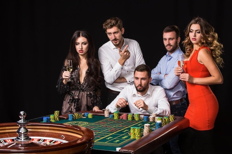 Live dealer studio showcase with multiple camera angles